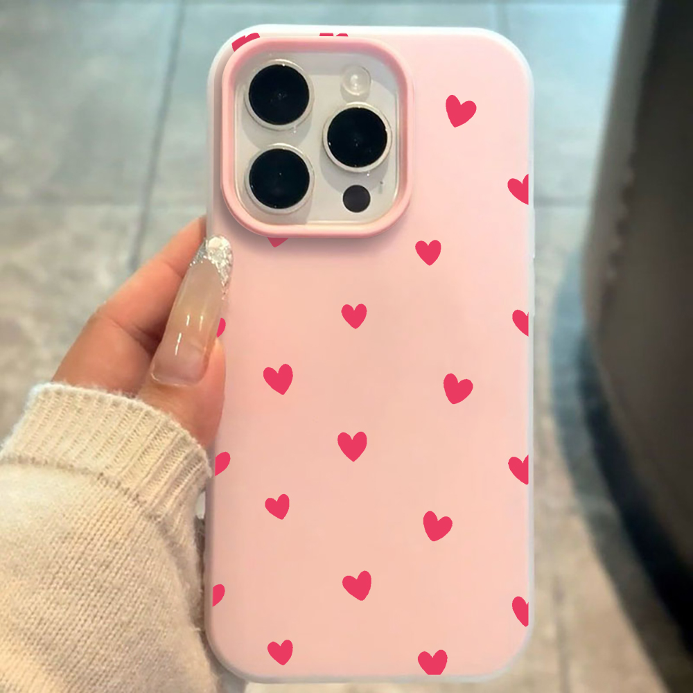 Red Love Heart Pattern Phone C - đánh giá và giá Xiaomi Redmi Note 13