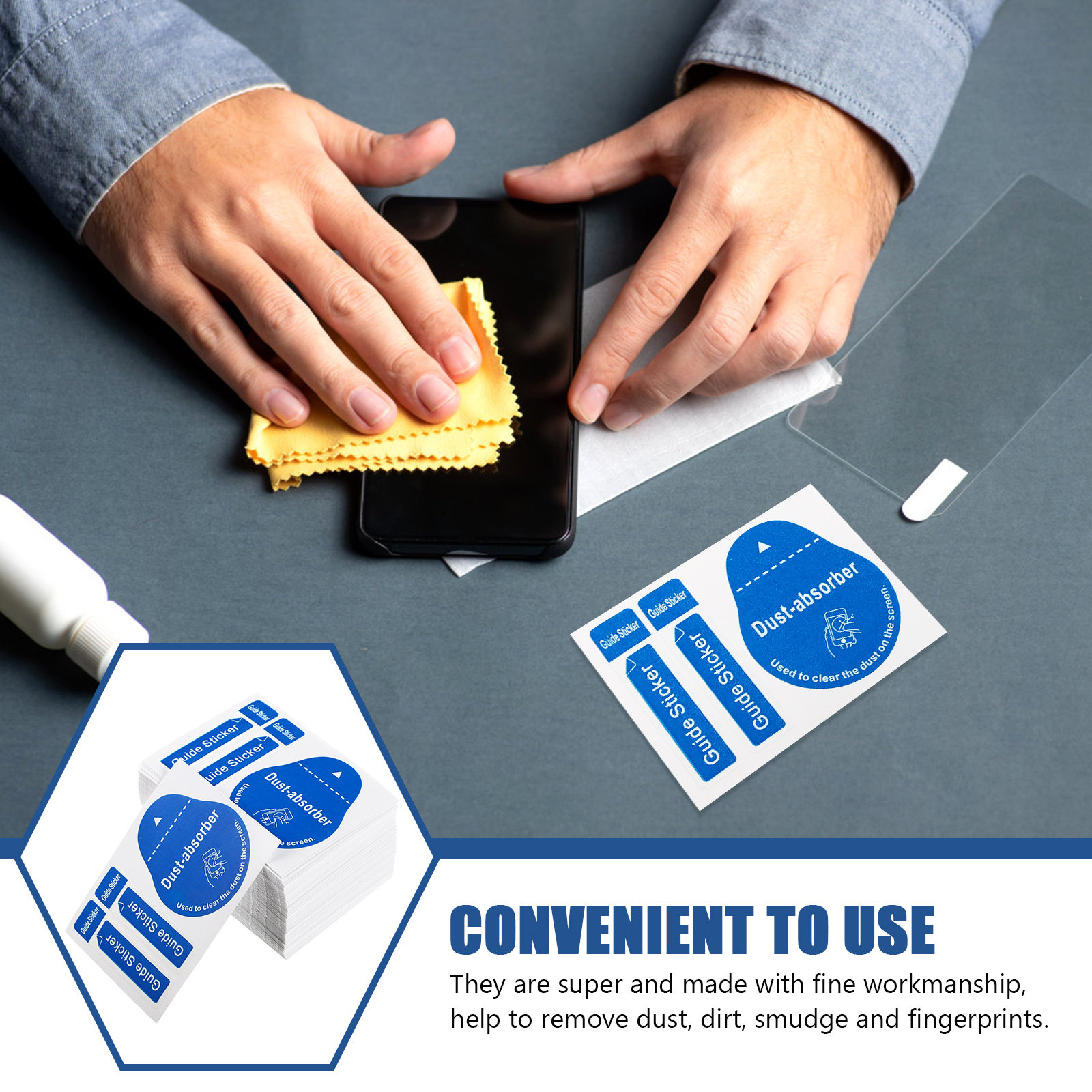 200pcs LCD Screen Dust Removal - đánh giá và giá Dust Removal Sticker