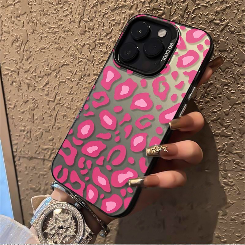Pink Leopard Print Phone Case  - đánh giá và giá Samsung Galaxy S25