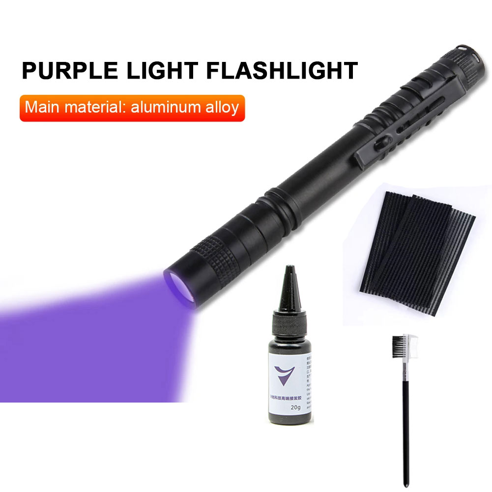 UV Light Hair Extension Glue   - đánh giá và giá Liquid Uv Glue Kit