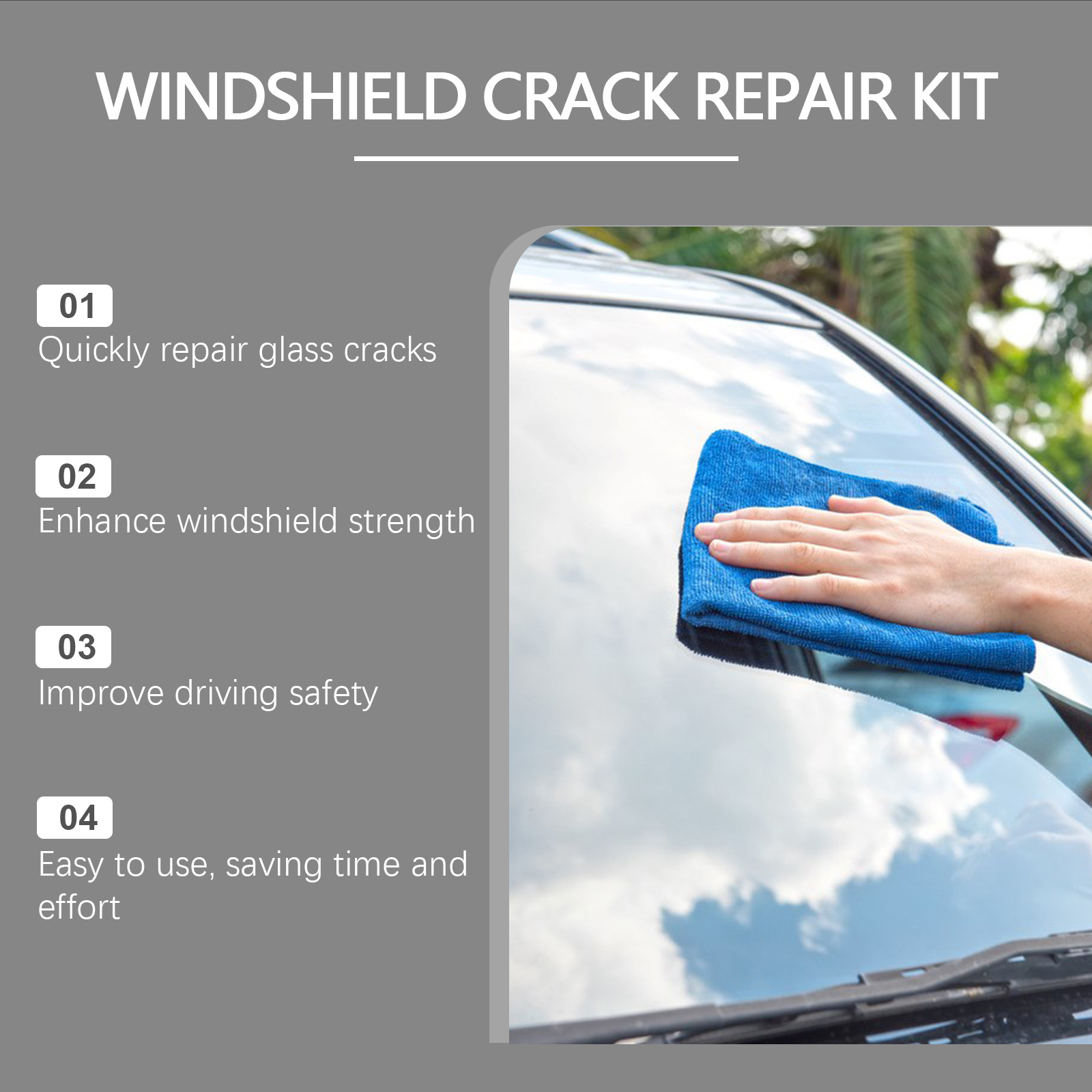 Windshield Repair Kit Quick Cu - đánh giá và giá Liquid Uv Glue Kit