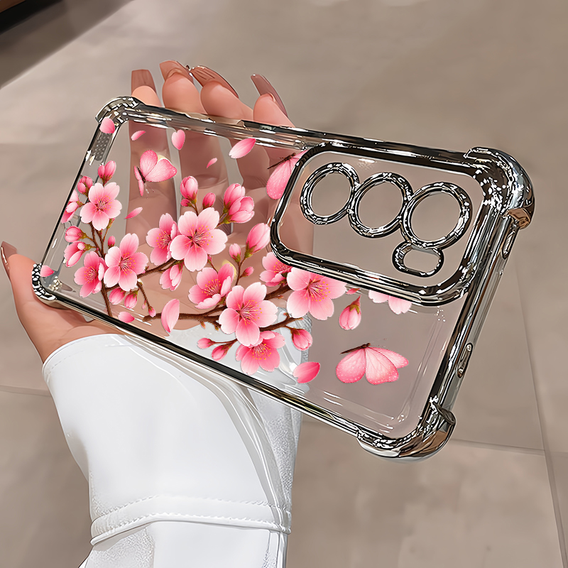 Pink Peach Blossom Pattern Pho - đánh giá và giá Oppo Reno 12