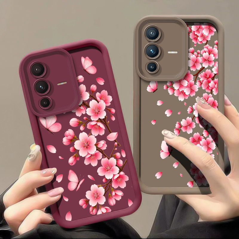 Pink Cherry Blossom Print Phon - đánh giá và giá Vivo V40